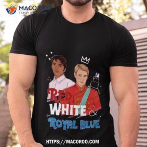 red white and royal blue fery shirt tshirt