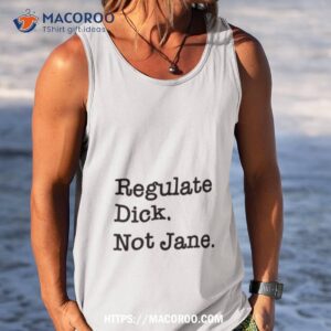 regulate dick not jane black texshirt tank top