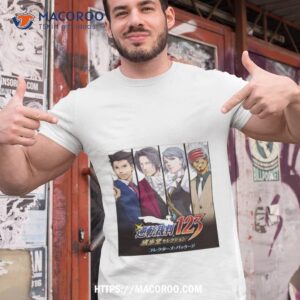 Retro Attorney Vintage Trilogy Miles Edgeworth Ace Shirt