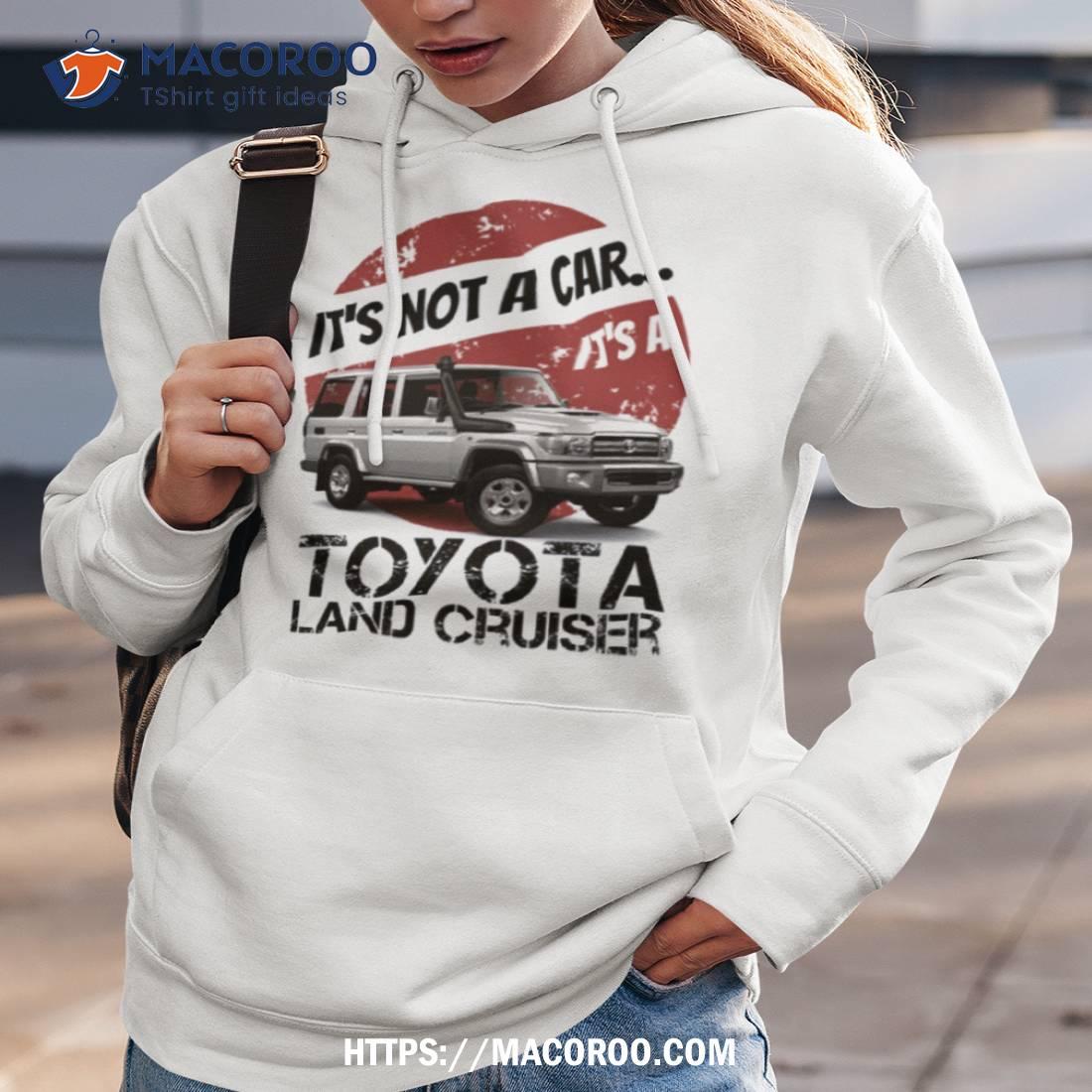 Retro Black Text Toyota Land Cruiser Shirt Retro Black Text Toyota Land Cruiser Shirt