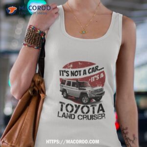 Retro Black Text Toyota Land Cruiser Shirt 1 retro black text toyota land cruiser shirt tank top 4