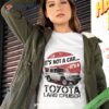 Retro Black Text Toyota Land Cruiser Shirt