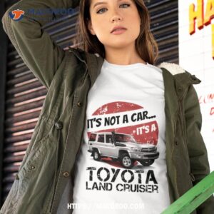 retro black text toyota land cruiser shirt tshirt 2