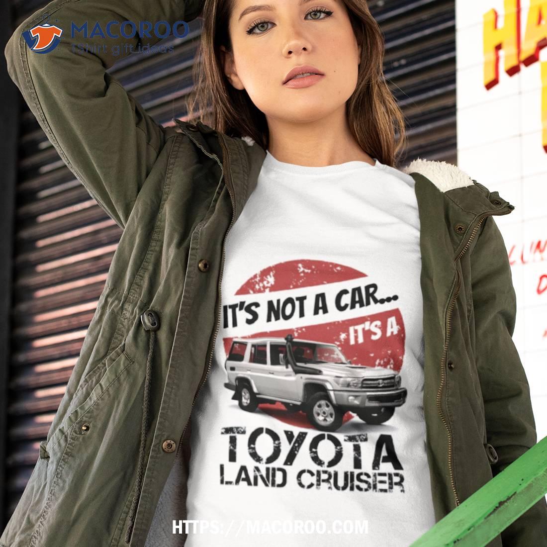 Retro Black Text Toyota Land Cruiser Shirt Retro Black Text Toyota Land Cruiser Shirt