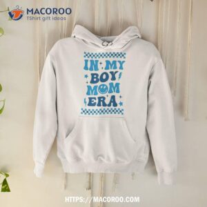 retro groovy in my boy mom era smile face of boys tee shirt cricut gifts for dad hoodie