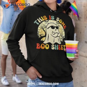 retro halloween this is some boo sheet funny ghost shirt hoodie