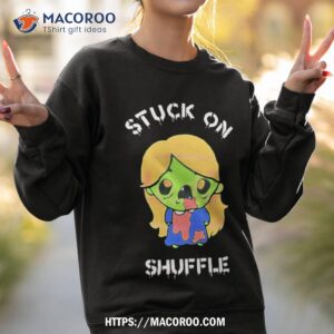 retro stuck on shuffle svg halloween character shirt sweatshirt 2