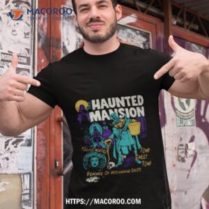 retro the haunted mansion ghosts disney halloween spooky season shirt tshirt 1