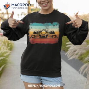 retro vintage formula racing lovers silhouette race car fan shirt cute halloween gifts sweatshirt 1