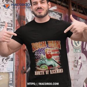 rich men north of richmond oliver anthony american flag shirt tshirt 1
