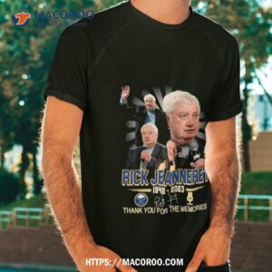 Rick Jeanneret 1942 – 2023 Thank You For The Memories Signature Shirt