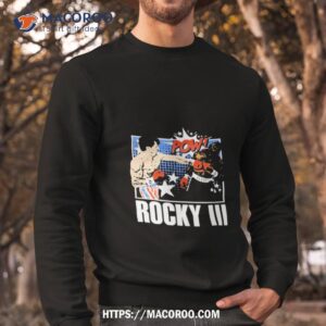 rockabilia rocky comic book pow shirt sweatshirt