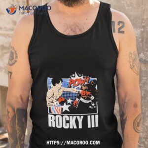 rockabilia rocky comic book pow shirt tank top
