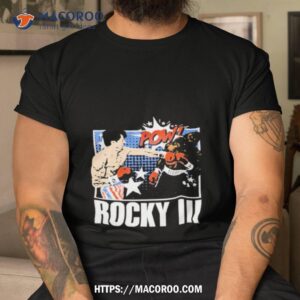 Rockabilia Rocky Comic Book Pow Shirt