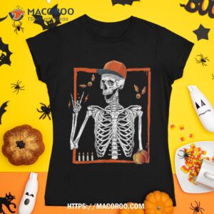rocker skeleton hand rock on costume funny halloween gifts shirt halloween 1978 michael myers tshirt 1