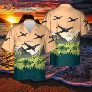 Royal Air Force Boulton Paul Defiant Turret Fighter – Night Hawaiian Shirt