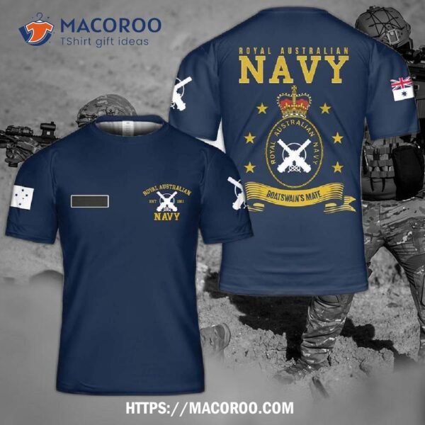 Royal Australian Navy Boatswain’s Mate Badge 3D T-shirt