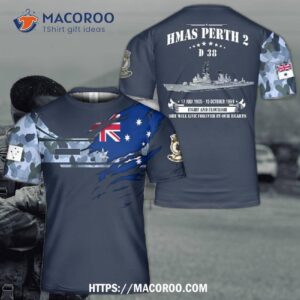 Royal Australian Navy Hmas Perth 2 (d 38) 3D T-shirt