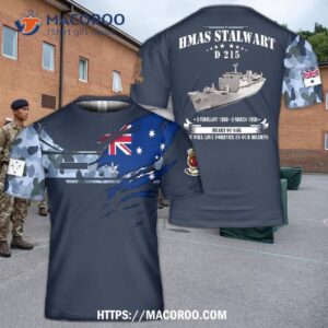Royal Australian Navy Hmas Stalwart (d 215) 3D T-shirt