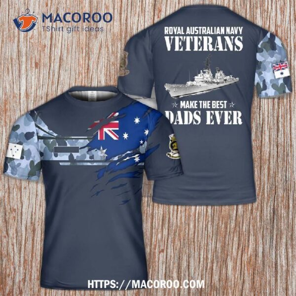 Royal Australian Navy Ran Hmas Brisbane (d 41), Father’s Day 3D T-Shirt