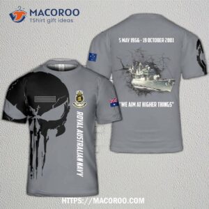 Royal Australian Navy Ran Hmas Brisbane (d 41) Perth-class Guided Missile Destroyer 3D T-Shirt