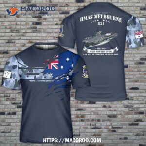Royal Australian Navy Ran Hmas Melbourne (r21) 3D T-Shirt