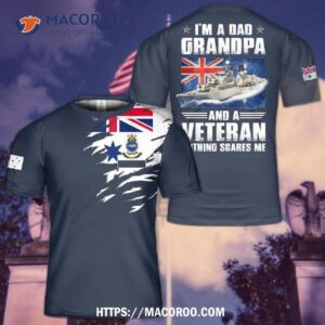 Royal Australian Navy Ran Hmas Vampire (d11), Father’s Day Veteran 3D T-shirt
