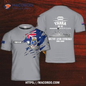 Royal Australian Navy Ran Hmas Yarra (de 45) 3D T-Shirt