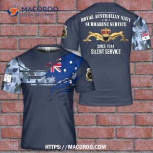 Royal Australian Navy Submarine Service Badge 3D T-Shirt