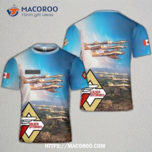 Royal Canadian Air Force Golden Centennaires Aerobatic Flight Demonstration Team 3D T-Shirt
