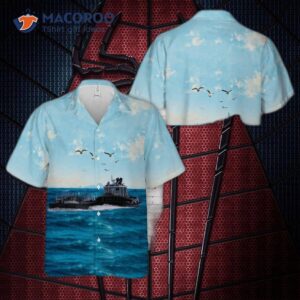 Royal Canadian Navy Cfav Merrickville (ytl 593) Ville-class Harbour Tugboats Hawaiian Shirt