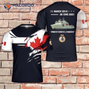 Royal Canadian Navy Hmcs Harry Dewolf Aopv 430 3D T-Shirt