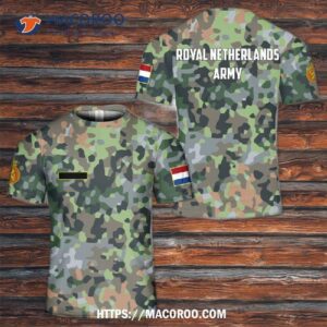 Royal Netherlands Army Fractal Pattern (nfp) Camo 3D T-Shirt