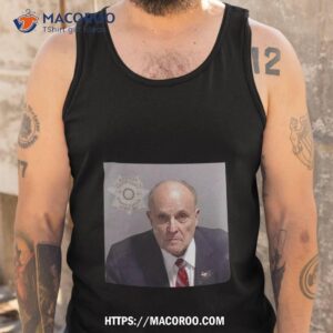 rudy giuliani s mugshoshirt tank top