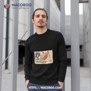 rusty metal las vegas raiders 2023 ifaf americas championship nfl logo shirt sweatshirt 1