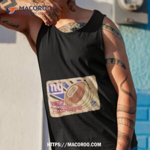 rusty metal new york giants 2023 ifaf americas championship nfl logo shirt tank top 1