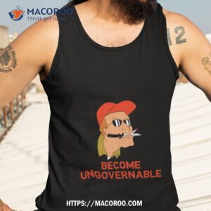 rusty shackleford become ungovernable shirt tank top 3