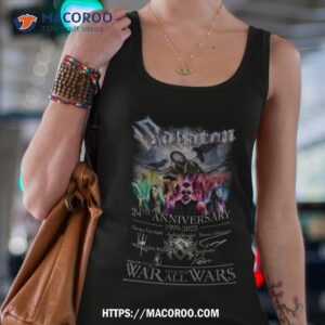 sabaton 24th anniversary 1999 2023 thank you for the memories shirt tank top 4