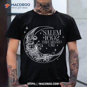 salem 1692 they missed one witch halloween shirt halloween 1978 mask tshirt