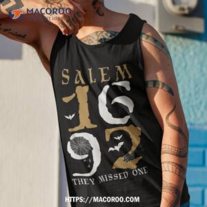 salem 1692 they missed one witch halloween shirt halloween pumpkin tank top 1