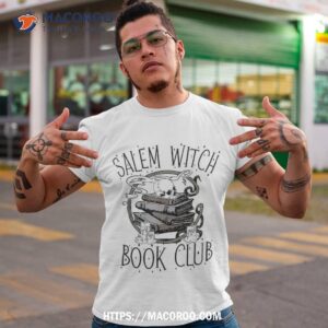 Salem Witch Book Club Halloween 1692 They Missed One Shirt, Scary Skull