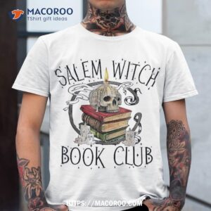 salem witch book club halloween spooky vibes shirt tshirt