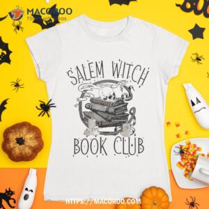 salem witch book club retro halloween spooky season shirt tshirt 1