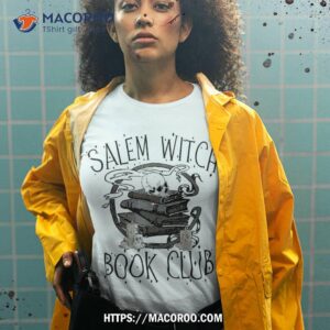 salem witch book club retro halloween spooky season shirt tshirt 2