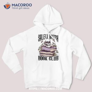 salem witch book club skeleton skull halloween lovers shirt scary skull hoodie