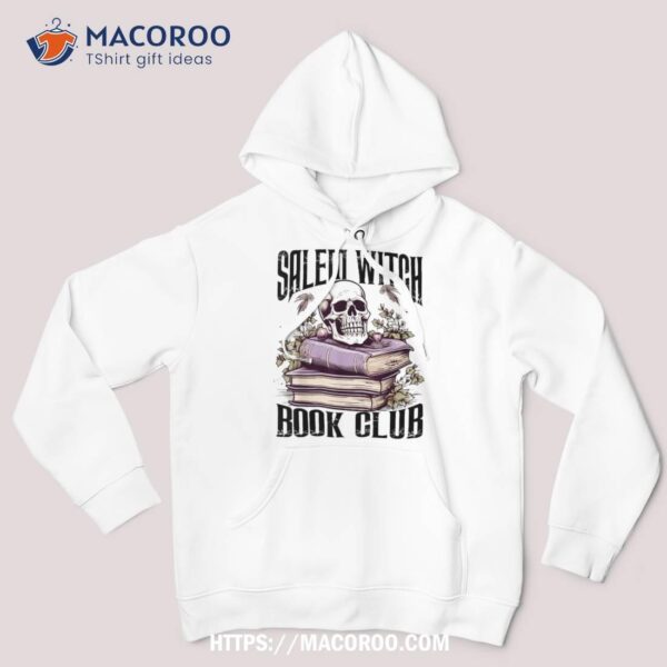 Salem Witch Book Club Skeleton Skull Halloween Lovers Shirt, Scary Skull