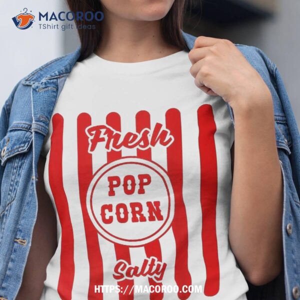 Salty Salt Popcorn Carnival Halloween Costume Cinema Shirt, Halloween Wedding Gifts