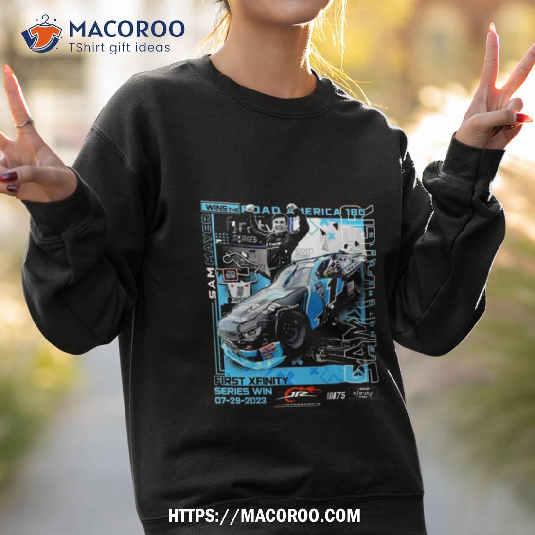 Sam Mayer Checkered Flag Sports First Win Shirt Sam Mayer Checkered Flag Sports First Win Shirt
