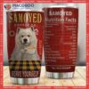 Samoyed Coffee Stainless Steel Tumbler