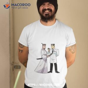 samurai jack and utonium shirt tshirt 2